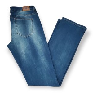 Wild Blue Bootcut Distressed Jeans